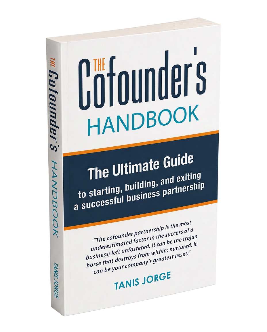 The Cofounder's Handbook by Tanis Jorge — standing paperback